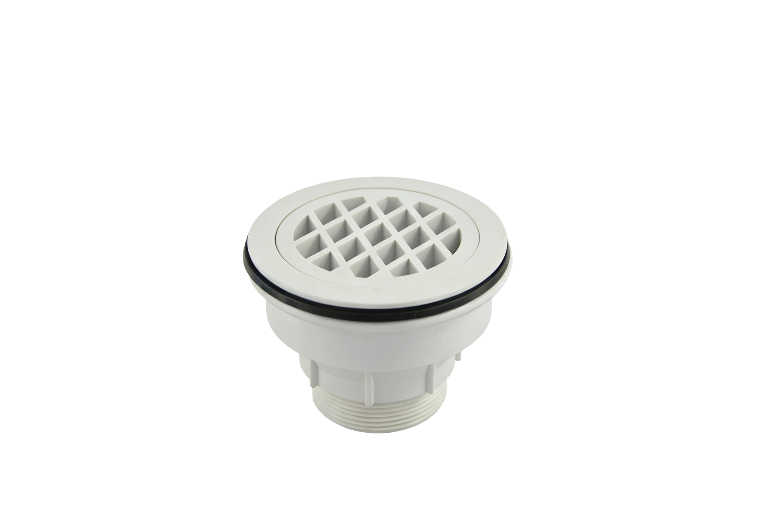Shower Base Waste with White Grate